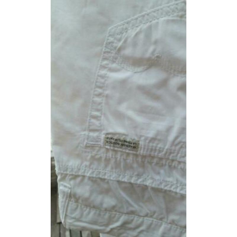Maison Scotch - broek wit katoen Maat 28 / S / M