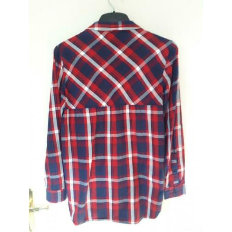 Geruite blouse