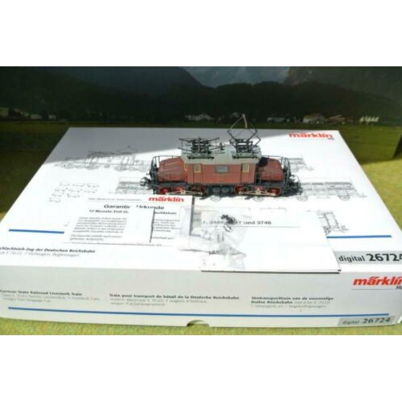 Märklin 26724, E 70 22 Digital Veetransporttrein DRG