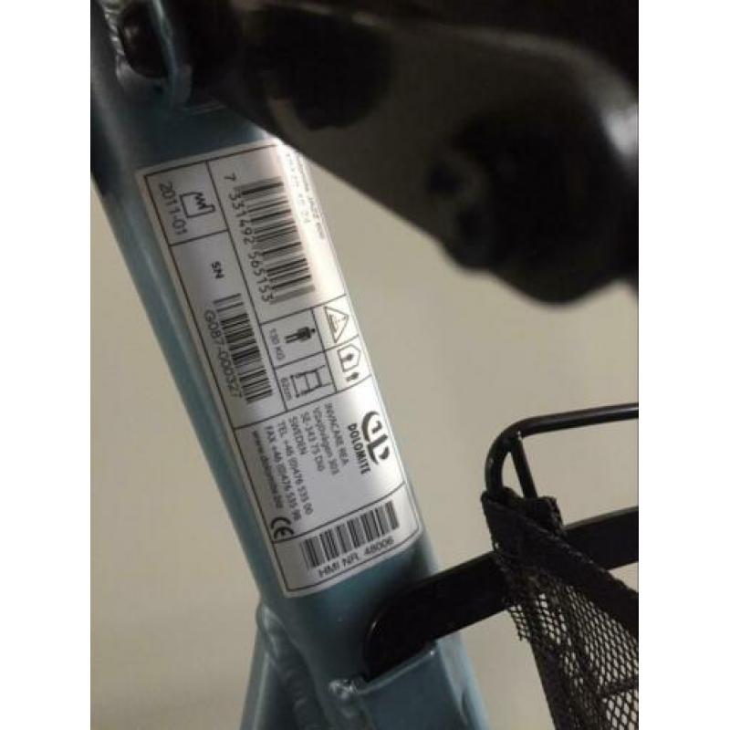 Dolomite jazz rollator aluminium lichtgewicht rolator