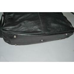 Corsia leren tas zwart