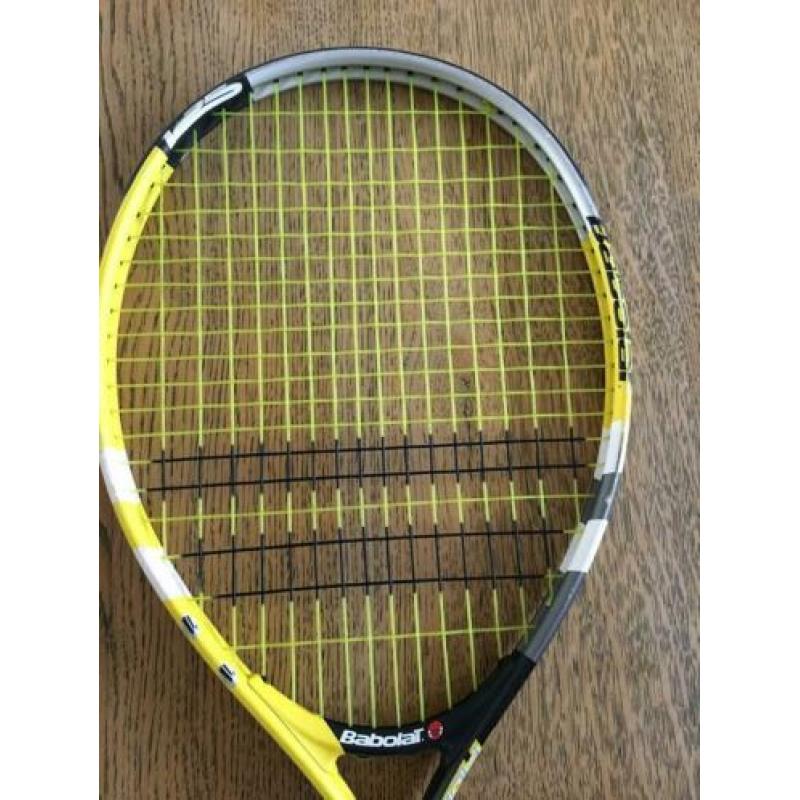 Babolat tennisracket 125 met rugdraaghoes