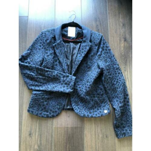 Nümph jasje maat xl blauw zwart
