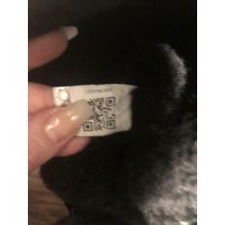 Zwarte Uggs maat 38 met strikjes