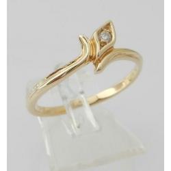 Mooie 14k Gouden Damesring in Design ontwerp - M18