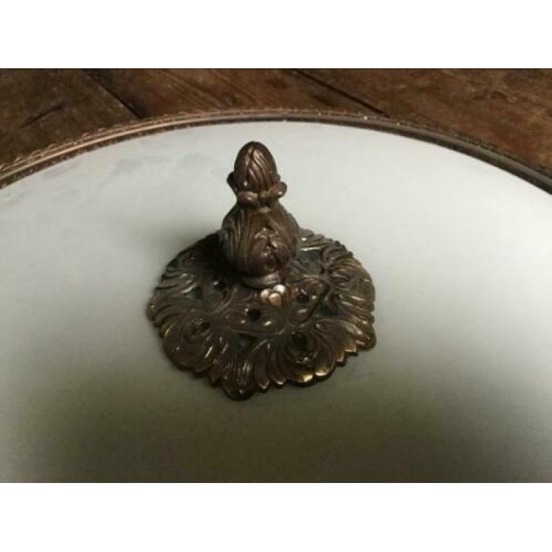 Plafondlamp wit matglas