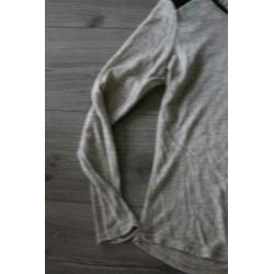 Beige dames blouse MISS GIRL, maat S (d21)