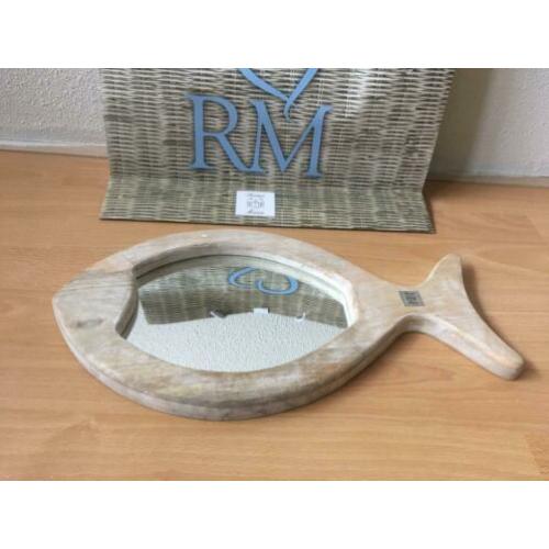 Rivièra maison spiegel happy vis 40x23 cm Rm nieuw