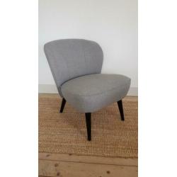 WOOOD Sara fauteuil in grijs