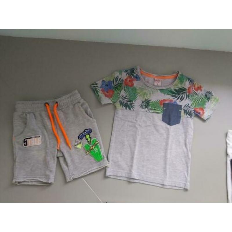 Vingino korte broek met sturdy shirt maat 98