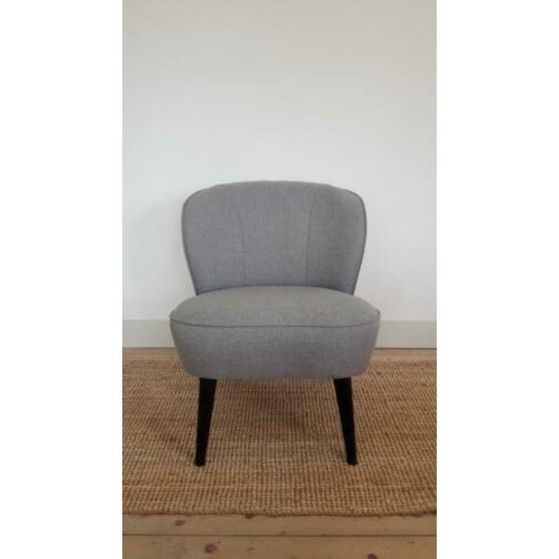 WOOOD Sara fauteuil in grijs