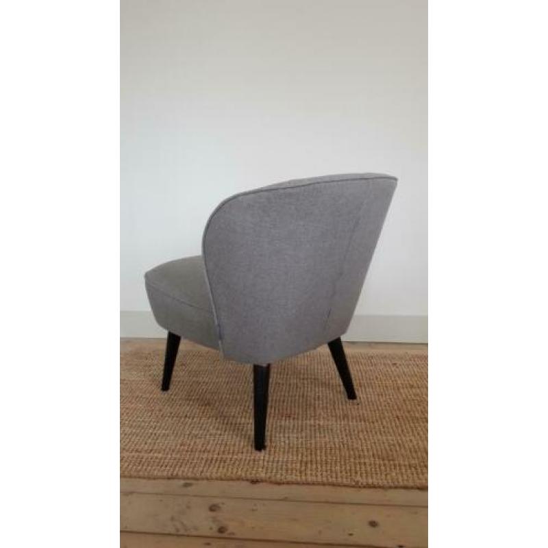 WOOOD Sara fauteuil in grijs