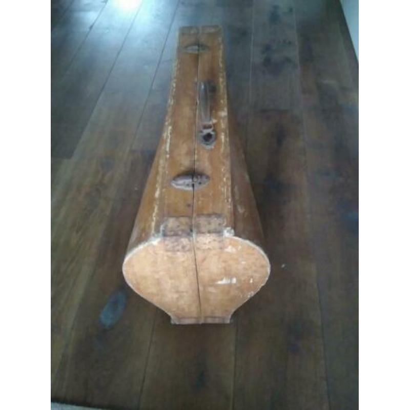 Oude muziekinstrument koffer