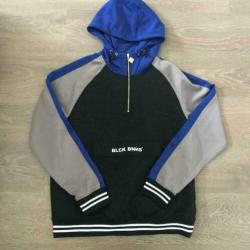 Black Bananas, ZGAN, zwarte, blauwe hoodie, maat XL