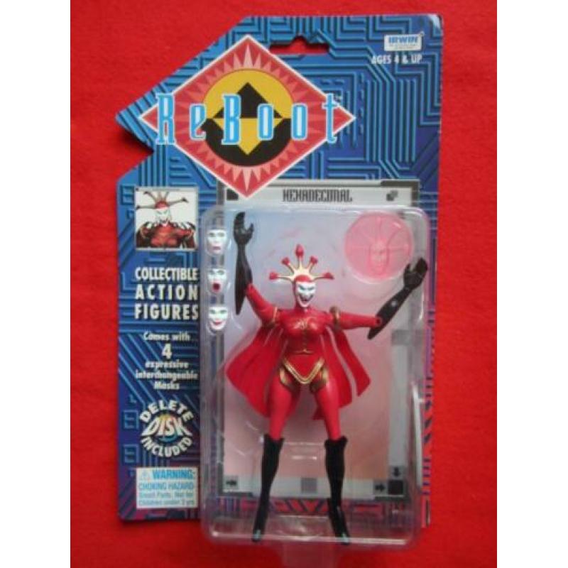 Figuur; Reboot Enzo, Hack, Megabyte, Hexadecimal
