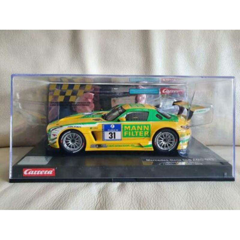 Racebaan Carrera digital 124 Mercedes GT3 UNIKAT NIEUW!!!!!