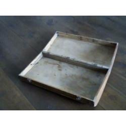 Oude muziekinstrument koffer