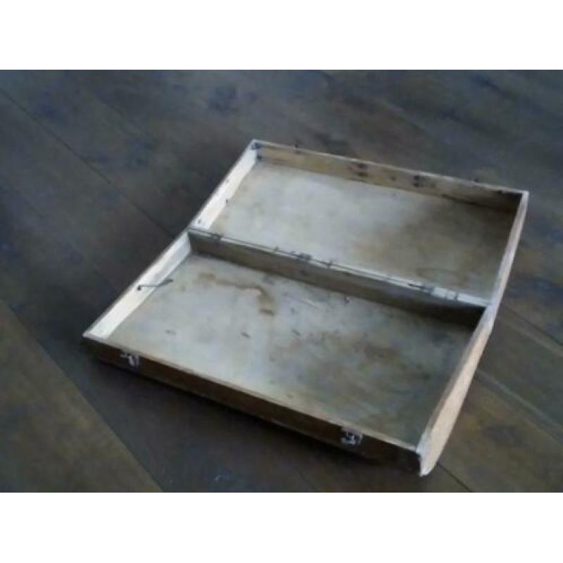 Oude muziekinstrument koffer
