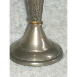 Bloemenvaasje Art Nouveau (Gemerkt Zilver???)