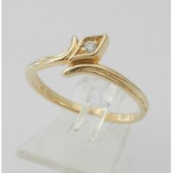 Mooie 14k Gouden Damesring in Design ontwerp - M18