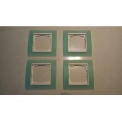 Gira Event Opaque afdekramen mint en rood