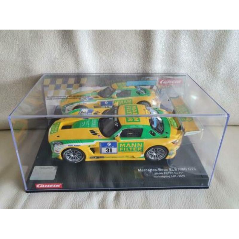 Racebaan Carrera digital 124 Mercedes GT3 UNIKAT NIEUW!!!!!