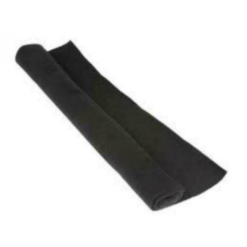 rollen hoedenplank stof/bekleding NIEUW zwart ribstof