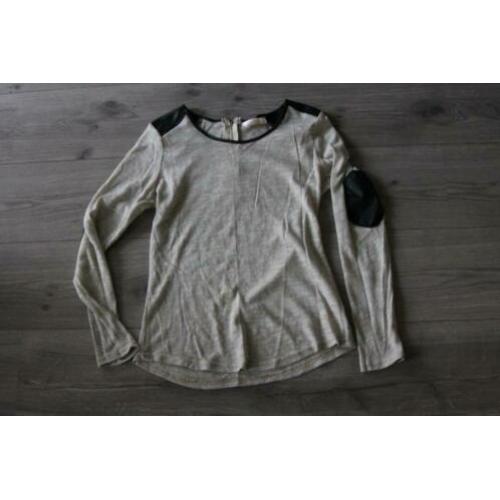 Beige dames blouse MISS GIRL, maat S (d21)