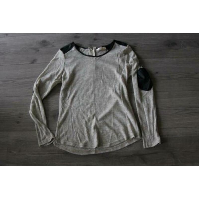 Beige dames blouse MISS GIRL, maat S (d21)