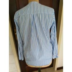 Blouse Kookai blauw wit gestreept maat 40