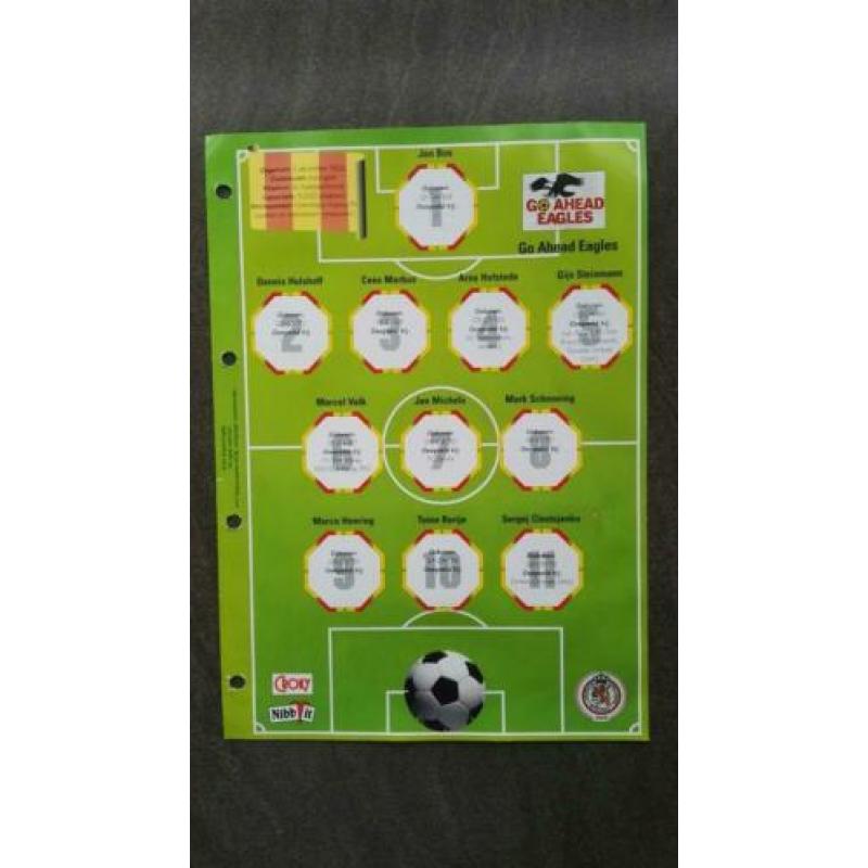 Topshots Elftal Go Ahead Eagles seizoen 1995/1996 (flippo)