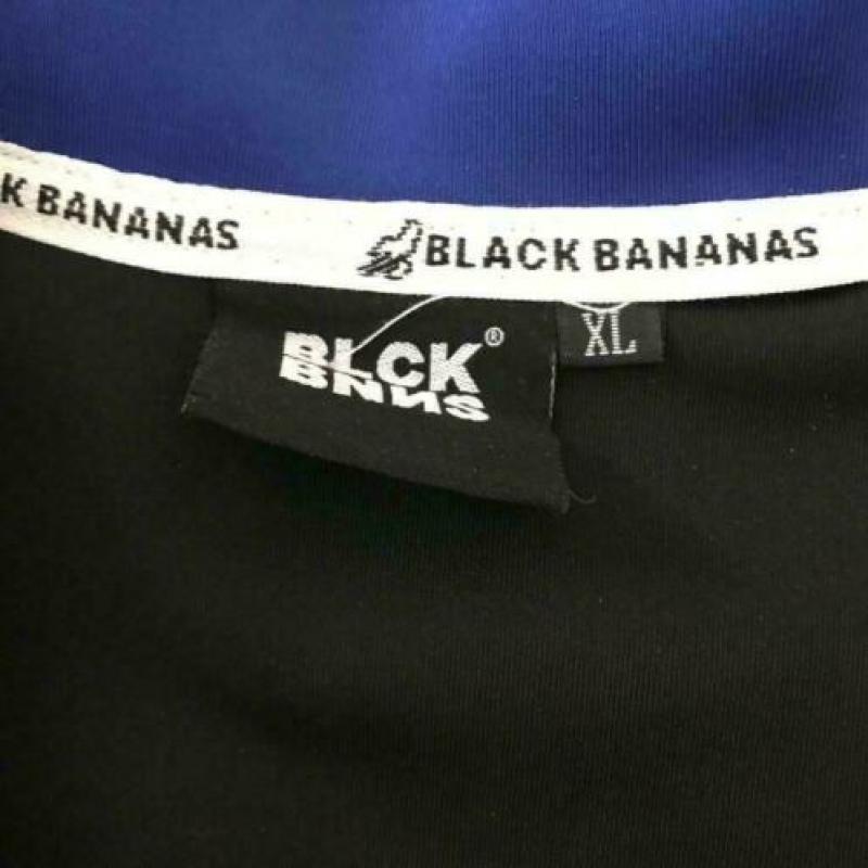 Black Bananas, ZGAN, zwarte, blauwe hoodie, maat XL