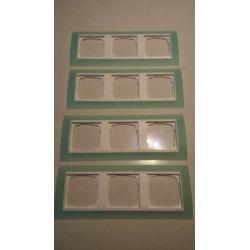 Gira Event Opaque afdekramen mint en rood