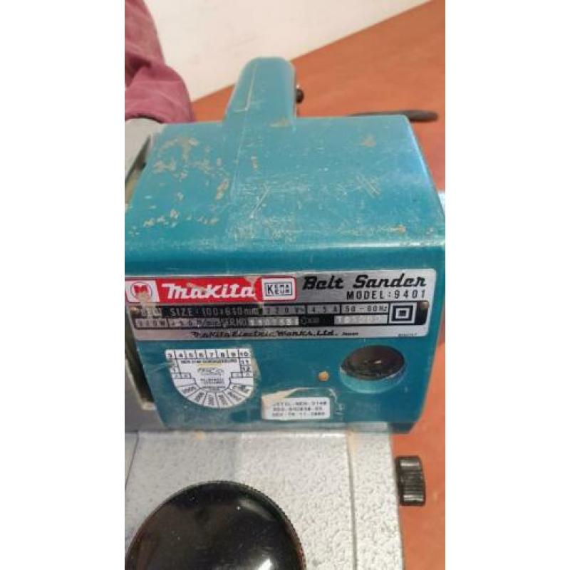 Makita Bandschuur machine