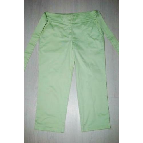 TOMMY HILFIGER capri, broek, pantalon, mint groen, Mt. 38