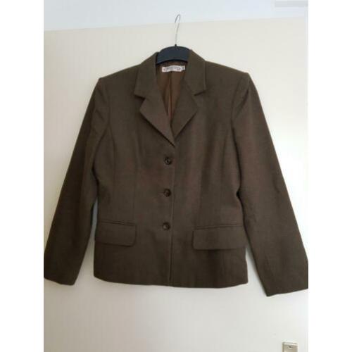 Groen colbert maat 38