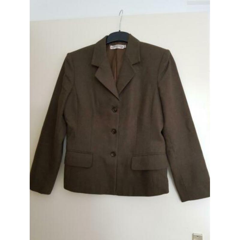 Groen colbert maat 38
