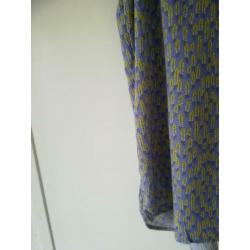 Supermooie blouse tuniek korenprint Tom Tailor paars geel 42