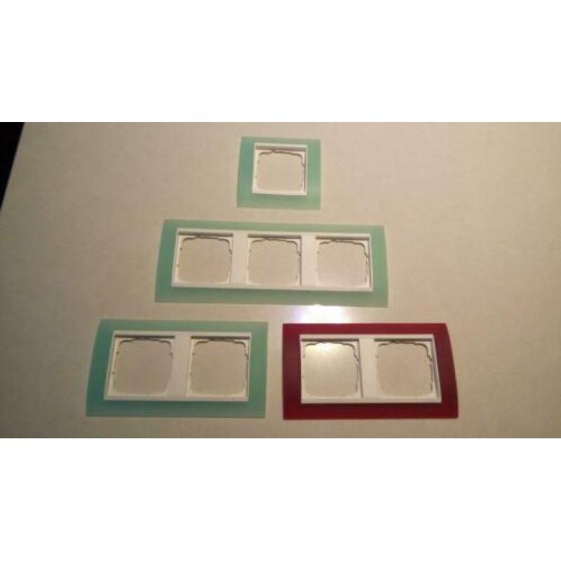 Gira Event Opaque afdekramen mint en rood