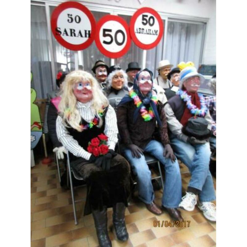 Verjaardag Jarig verrassing voor 50 Sarah of Abraham.