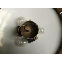Plafondlamp wit matglas