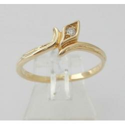 Mooie 14k Gouden Damesring in Design ontwerp - M18