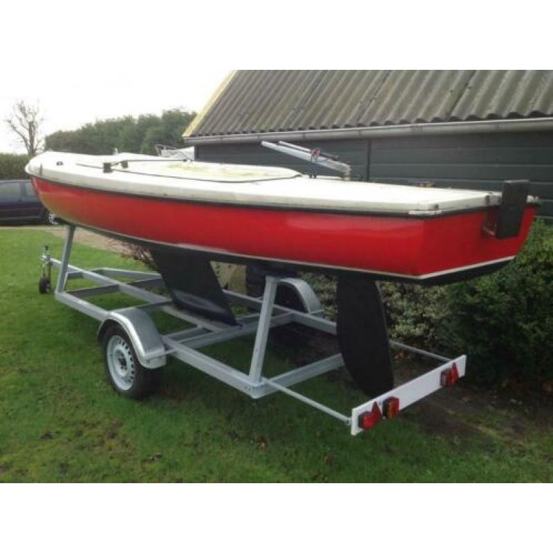 Onderdelen - UFO zeilboot /trailer /Yamaha 4 pk langst motor
