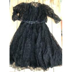 Jurk tule met accessoires maat 40/42