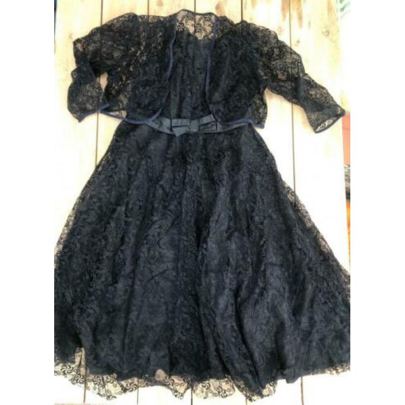 Jurk tule met accessoires maat 40/42