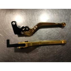Gouden verstelbare hendels Yamaha Tracer 900 mt 09