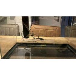 Aquarium met filter 40 cm breed 25 cm hoog