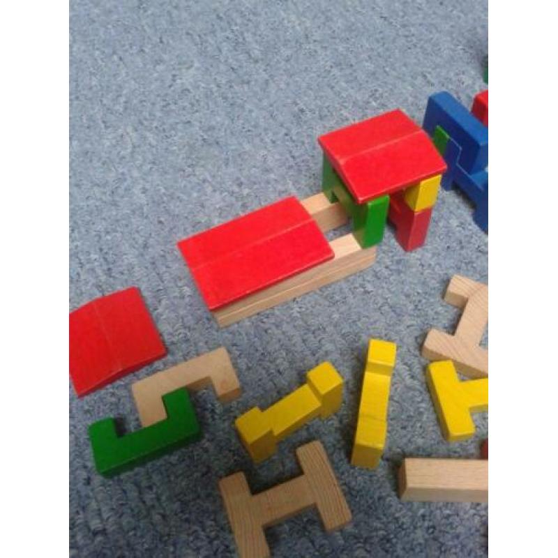 Houten blokken, originele H-blocks
