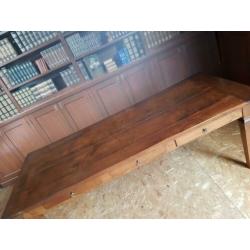 220 cm grote Teak eettafel mooie uitstraling