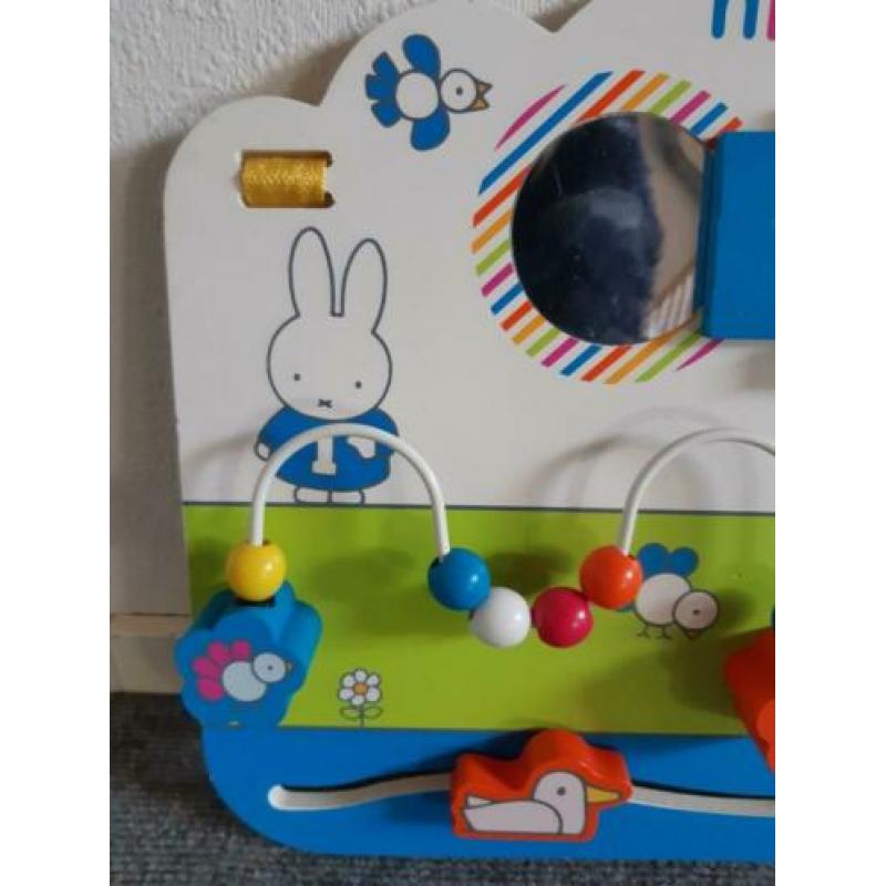 Nijntje houten activity center voor in de box , als nieuw!